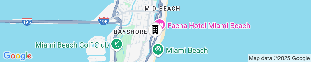 Map for The Miami Beach EDITION