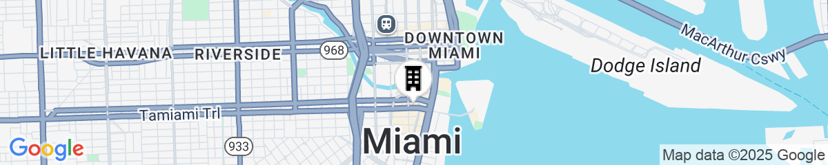 Map for EAST Miami Residences
