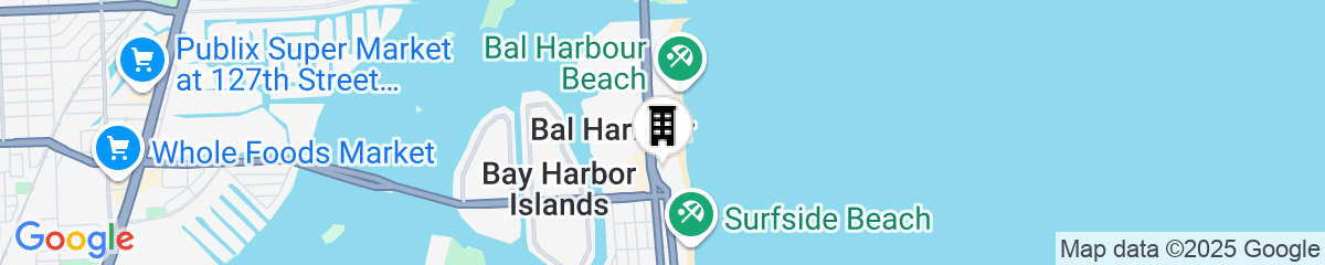 Map for The St. Regis Bal Harbour Resort