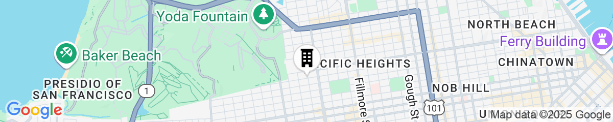 Map for Hotel Drisco