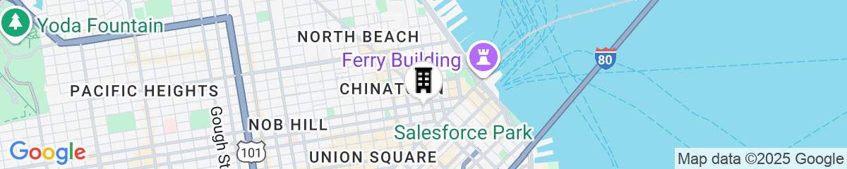 Map for Four Seasons Hotel San Francisco at Embarcadero