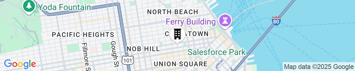 Map for The Ritz-Carlton, San Francisco