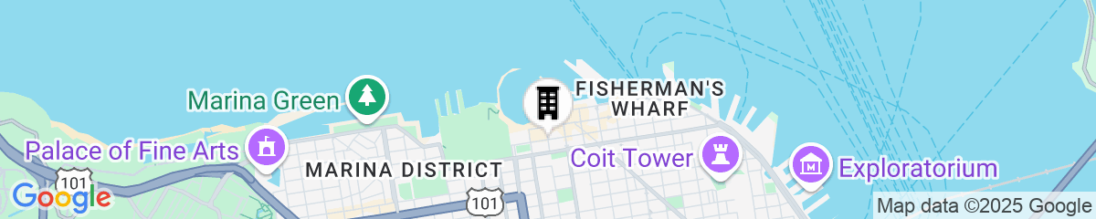 Map for Fairmont Heritage Place, Ghirardelli Square