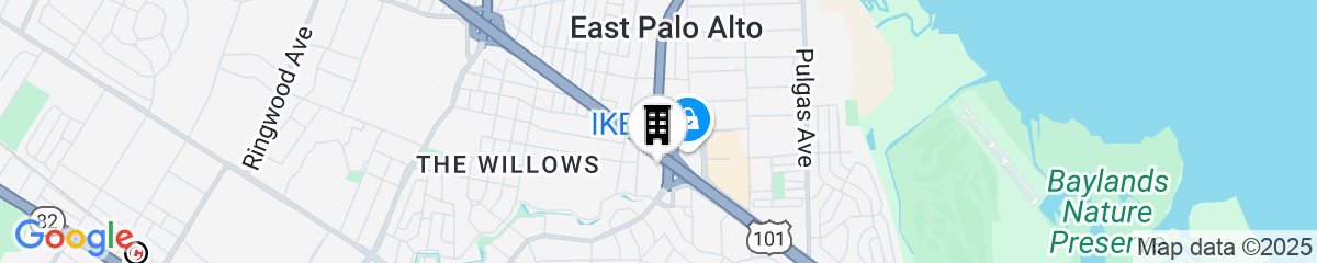 Map for Four Seasons Hotel Silicon Valley at East Palo Alto