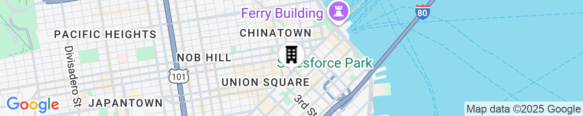 Map for Palace Hotel, a Luxury Collection Hotel, San Francisco