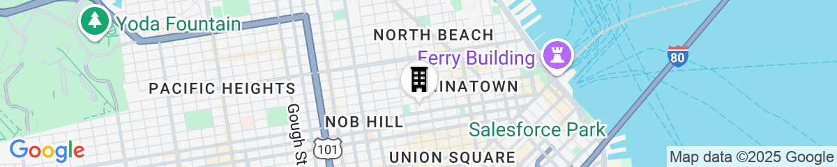 Map for Fairmont San Francisco