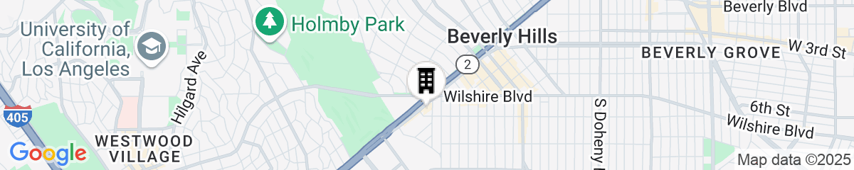 Map for The Peninsula Beverly Hills