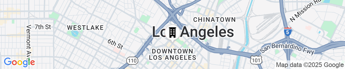 Map for Conrad Los Angeles