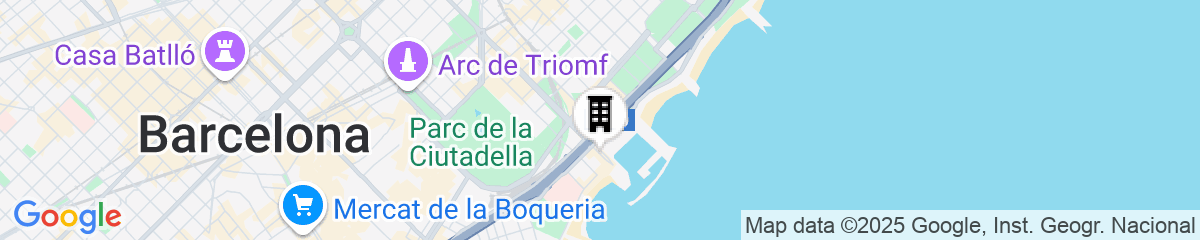 Map for Hotel Arts Barcelona