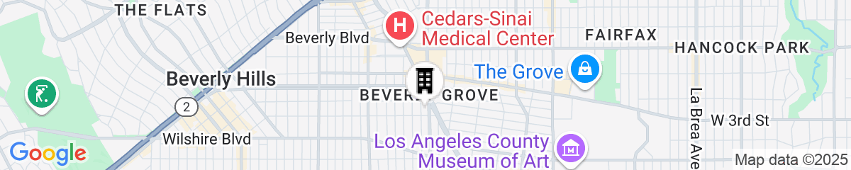 Map for SLS Hotel, a Luxury Collection Hotel, Beverly Hills