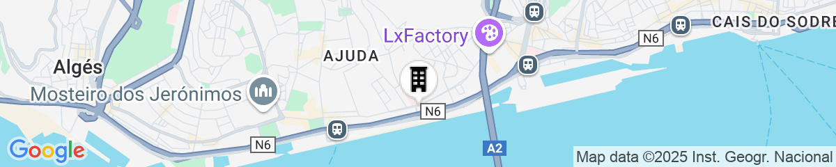 Map for Hyatt Regency Lisbon