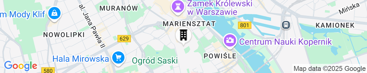 Map for Hotel Bristol, A Luxury Collection Hotel, Warsaw