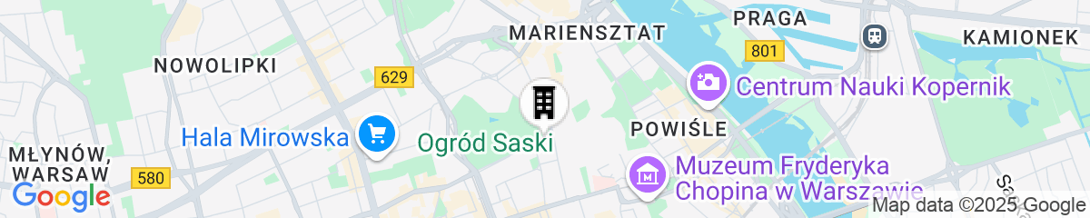 Map for Sofitel Warsaw Victoria