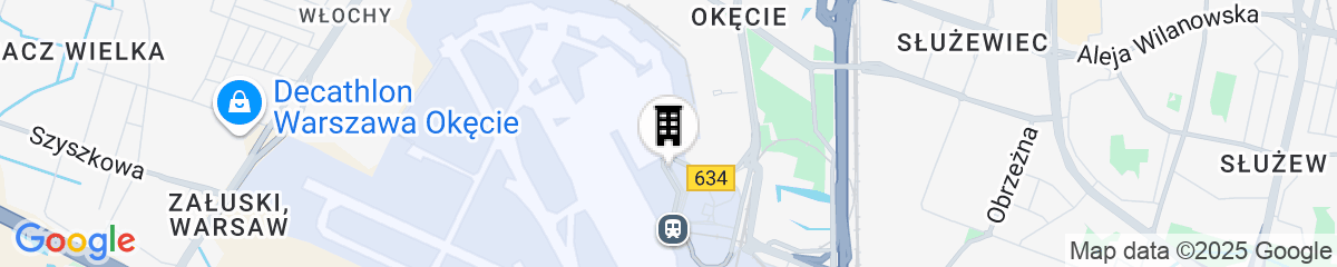 Map for Renaissance Warsaw Airport Hotel, an Marriott International