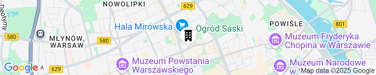 Map for Radisson Collection Hotel, Warsaw