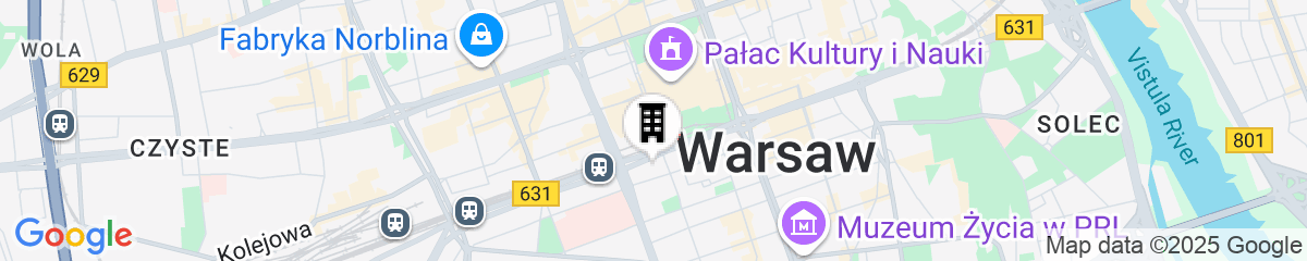 Map for Warsaw Presidential Hotel