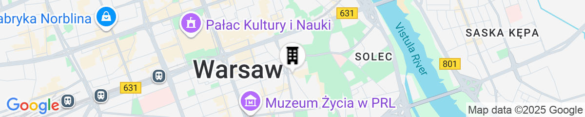 Map for Sheraton Grand Warsaw