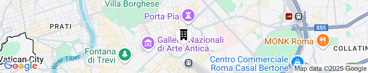 Map for Palazzo Montemartini Rome, A Radisson Collection Hotel