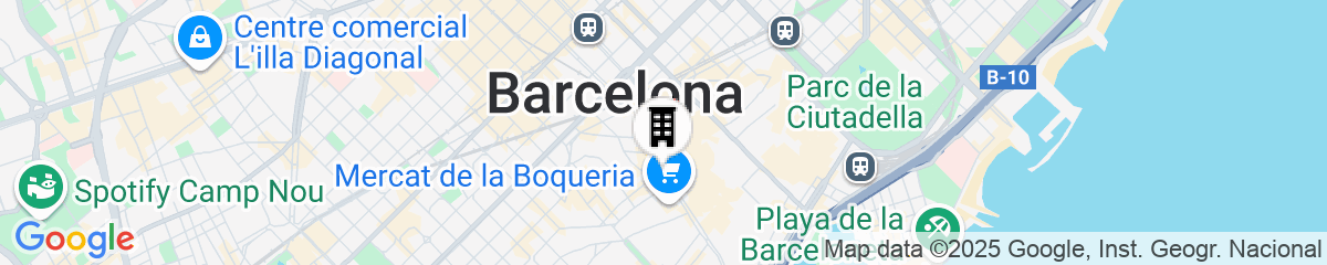 Map for Le Meridien Barcelona