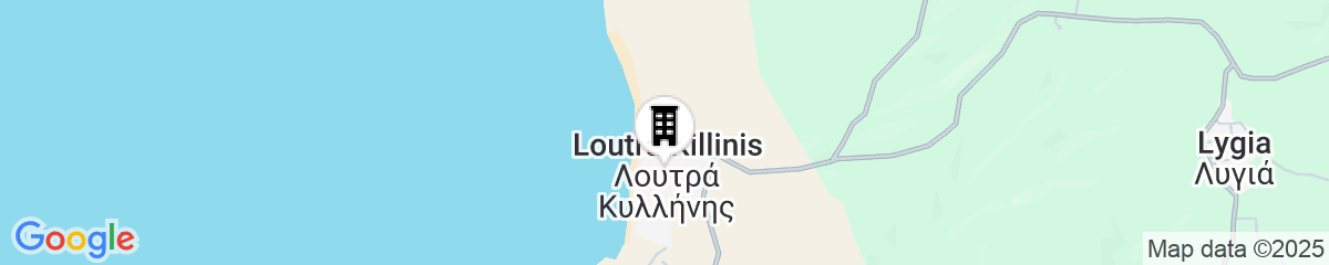 Map for Grecotel La Riviera, Beach Luxury Resort  At Riviera Olympia & Aqua Park