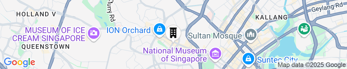 Map for Hilton Singapore Orchard