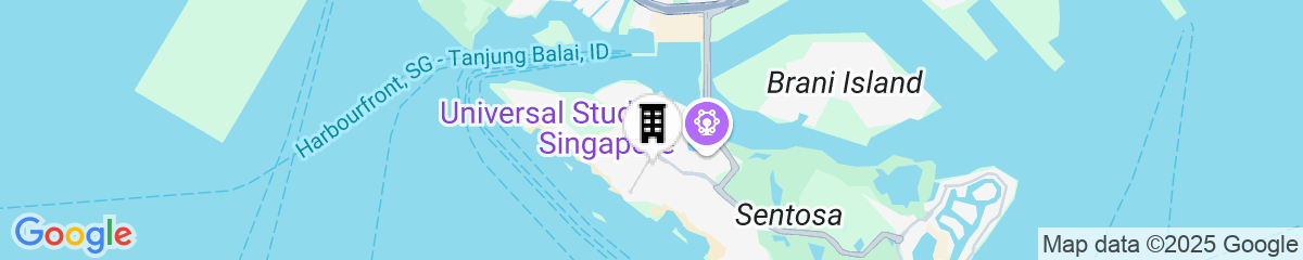 Map for Oasia Resort Sentosa by Far East Hospitality