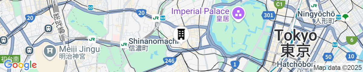 Map for The Prince Gallery Tokyo Kioicho, A Luxury Collection Hotel