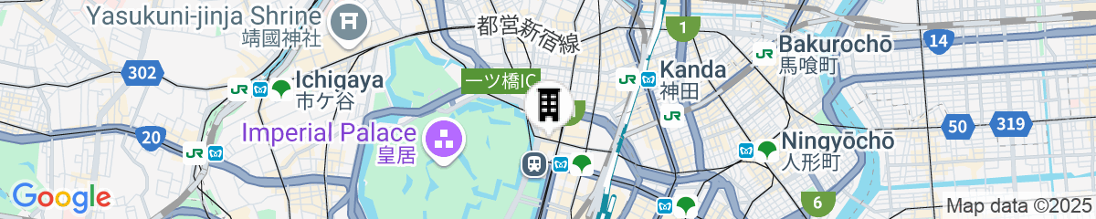 Map for Ascott Marunouchi Tokyo