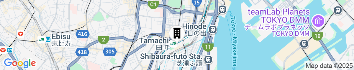 Map for Pullman Tokyo Tamachi
