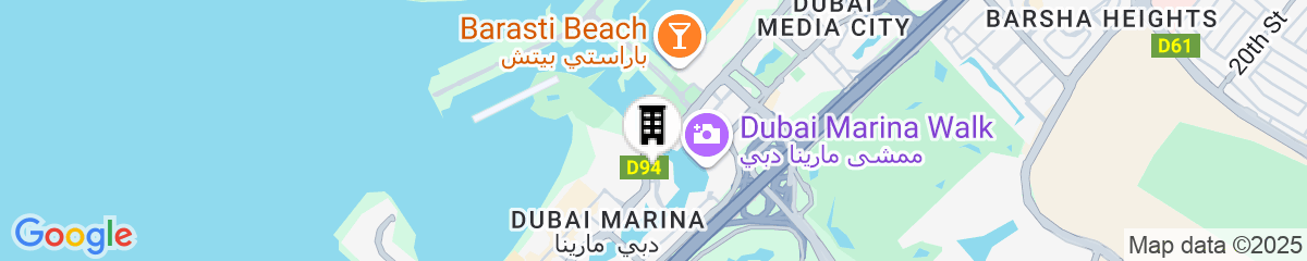 Map for Grosvenor House, a Luxury Collection Hotel, Dubai