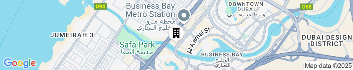 Map for JW Marriott Marquis Hotel Dubai