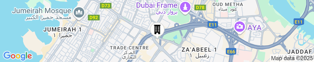 Map for One&Only One Za'abeel