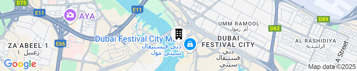 Map for Crowne Plaza Festival City by IHG