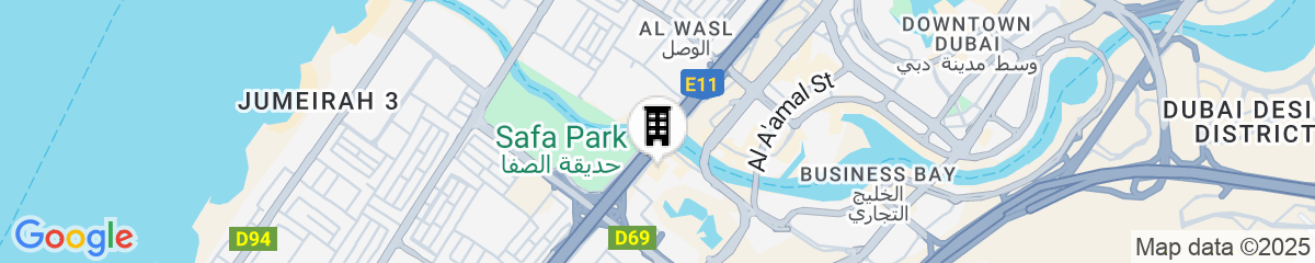 Map for Al Habtoor Palace