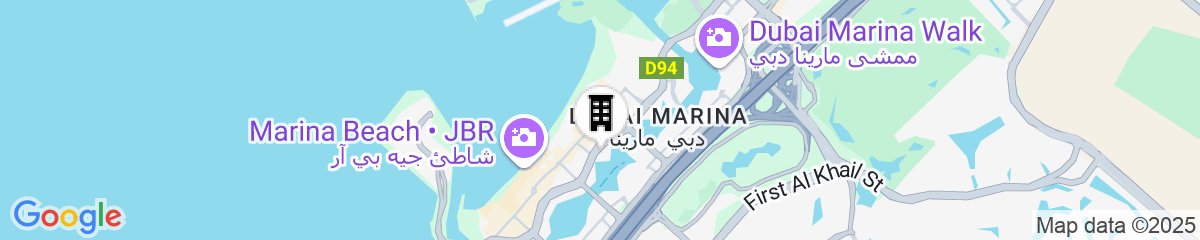 Map for InterContinental Dubai Marina by IHG