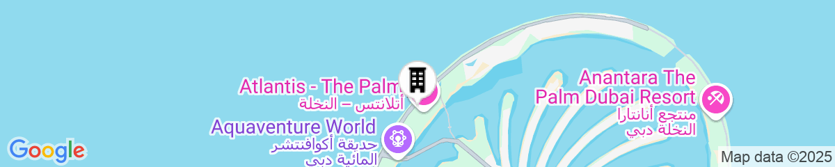 Map for Atlantis, The Palm