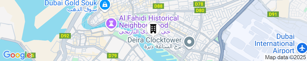 Map for Sheraton Dubai Creek Hotel & Towers