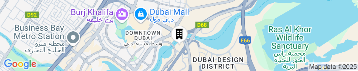 Map for Radisson Blu Hotel, Dubai Canal View