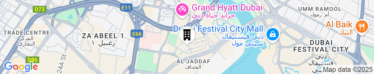 Map for Al Jaddaf Rotana Suite Hotel