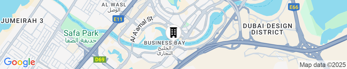 Map for Renaissance Business Bay Hotel, Dubai