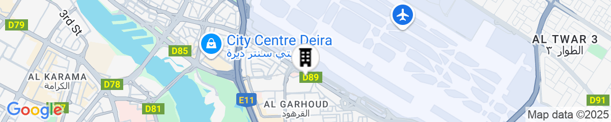 Map for Le Meridien Dubai Hotel & Conference Centre