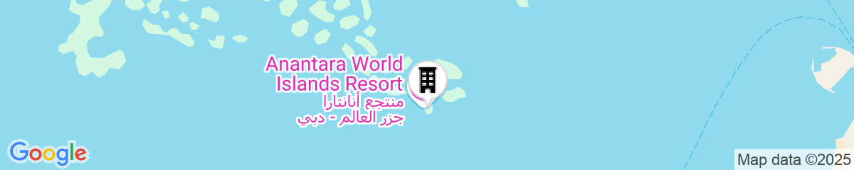 Map for Anantara World Islands Dubai Resort