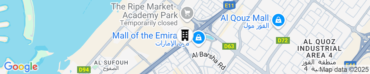 Map for Kempinski Mall Of The Emirates