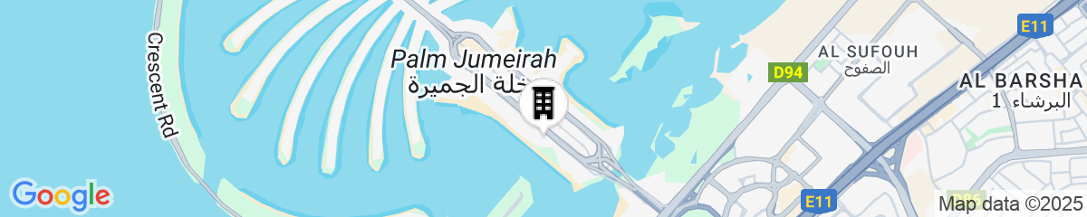 Map for Marriott Resort Palm Jumeirah, Dubai