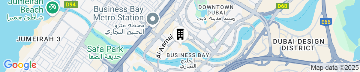 Map for Radisson Blu Hotel Dubai Waterfront