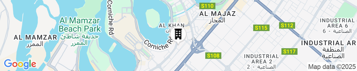 Map for Pullman Sharjah