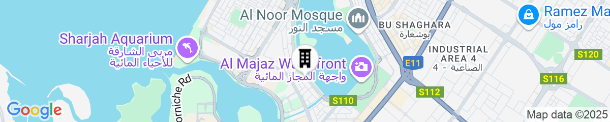 Map for The Act Hotel Sharjah