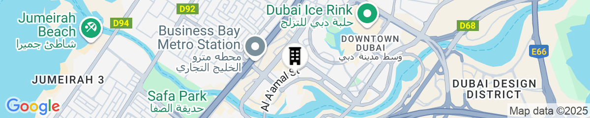 Map for ME Dubai by Meliá