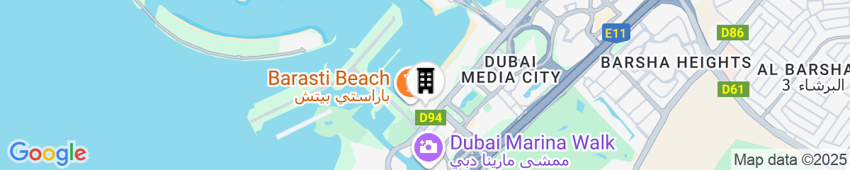 Map for Le Méridien Mina Seyahi Beach Resort & Waterpark