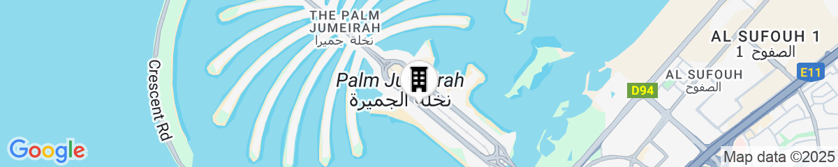 Map for Fairmont The Palm